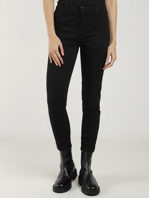 Calça Sarja Hot Pants Sawary Feminina Preto