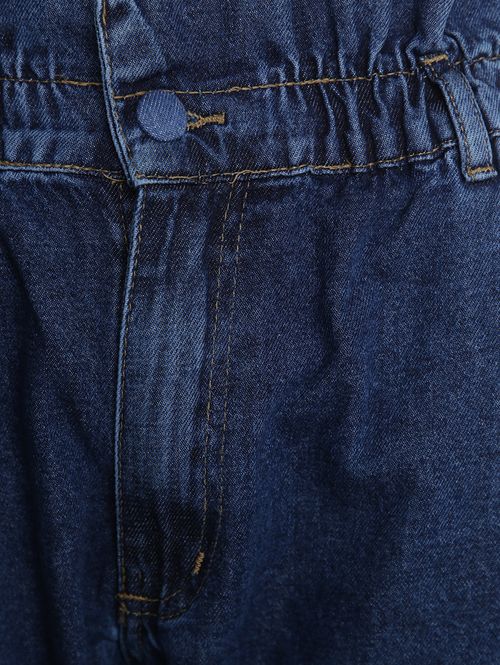 Calça Jeans Baggy Clochard Feminina AZUL