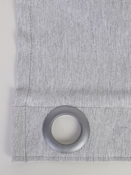 Cortina Rústica Suez CINZA