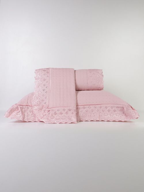 Colcha Casal Serena Corttex ROSA