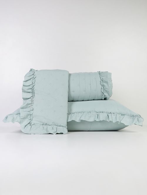 Colcha Casal Celine 200 Fios Corttex VERDE