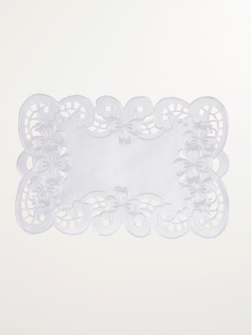 Toalha de Bandeja Lace  BRANCO