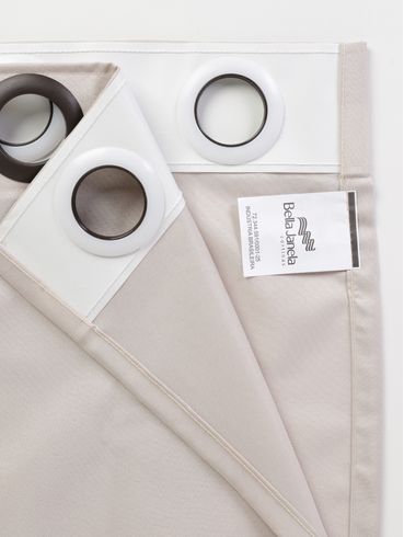 Cortina Rústica Oxford OFF WHITE