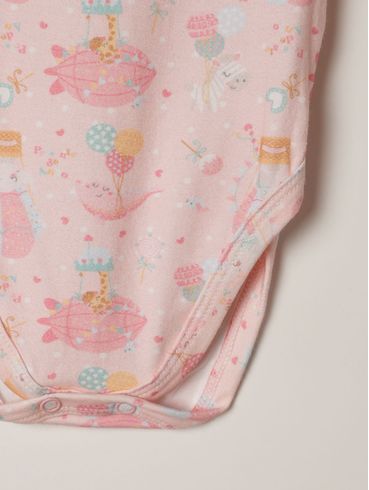 Body Infantil Para Bebê - ROSA