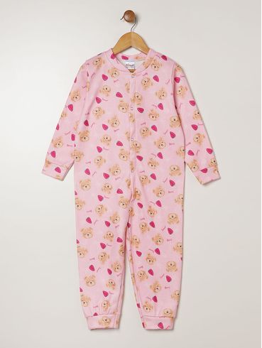 Macacão Soft Sublimado Infantil Para Menina - SORTIDO