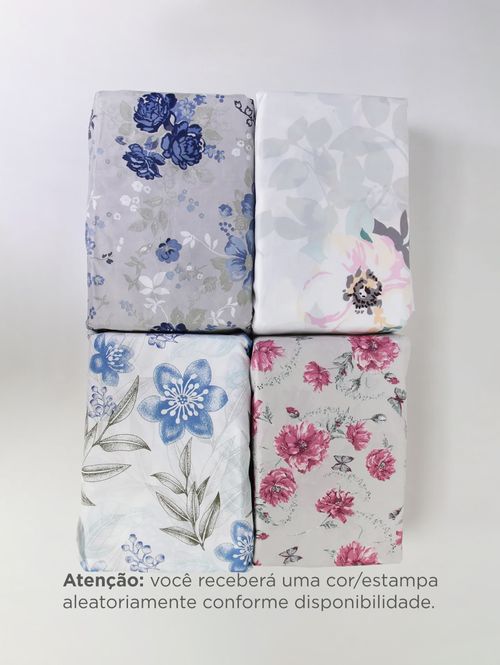 Jogo de Lençol Casal Duplo Supercal Corttex Aleatório