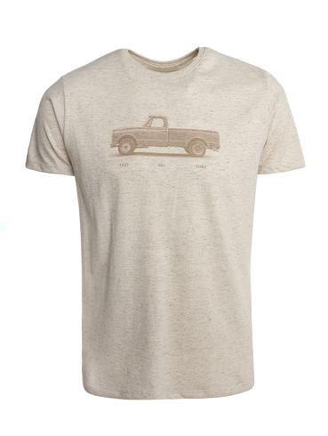 Camiseta Manga Curta Eletrón Masculina NATURAL