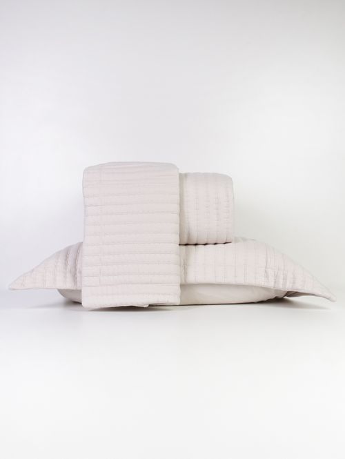 Colcha King Belton 300 Fios Cortex BEGE