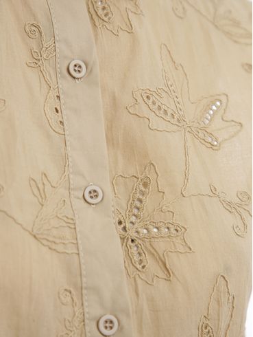 Camisa Manga Curta Eagle Rock Feminina CAQUI