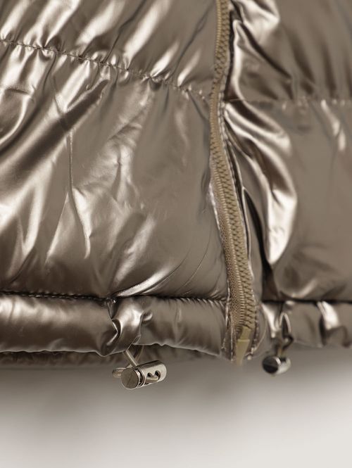 Casaco Metalizada Infantil Para Menina- DOURADO