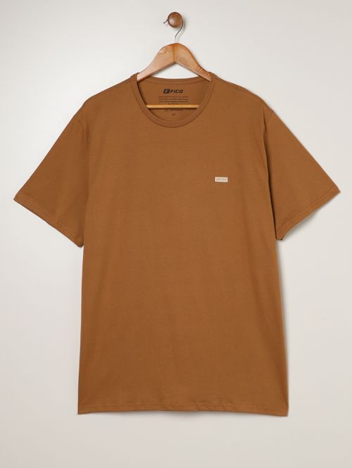 Camiseta Básica Plus Size Masculina MARROM