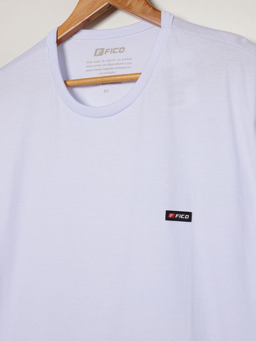 Camiseta Básica Plus Size Masculina BRANCO