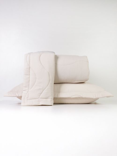 Colcha Solteiro Brisa Solt Altenburg BEGE