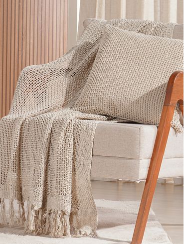 Manta Para Sofá Atacama BEGE