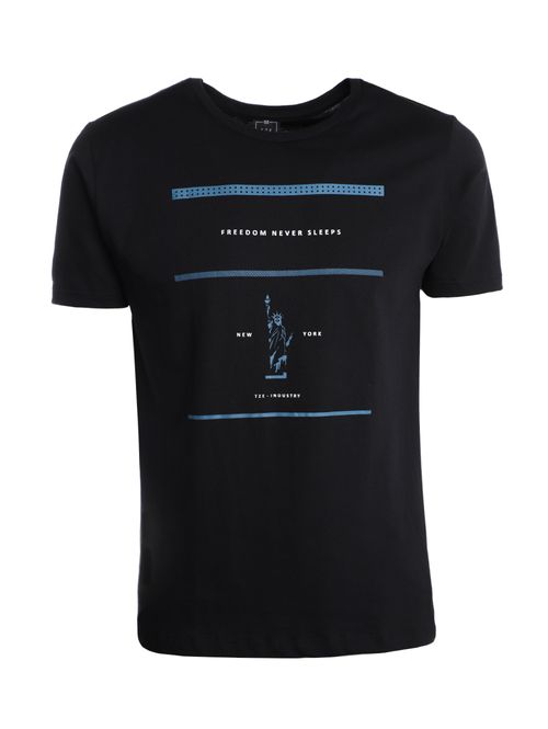 Camiseta Manga Curta Masculina PRETO