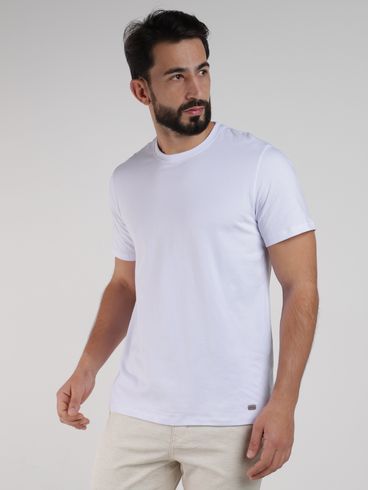 Camiseta Cotton Básica Masculina BRANCO