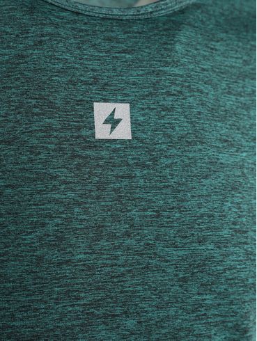 Camiseta Esportiva Dry Estampada Masculina VERDE