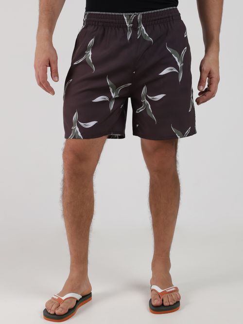 Calção Estampado Masculino PRETO