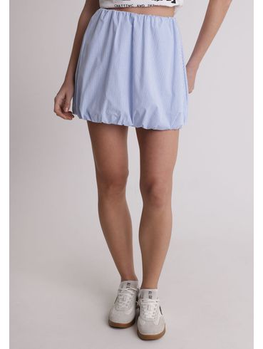 Saia balonê listrada