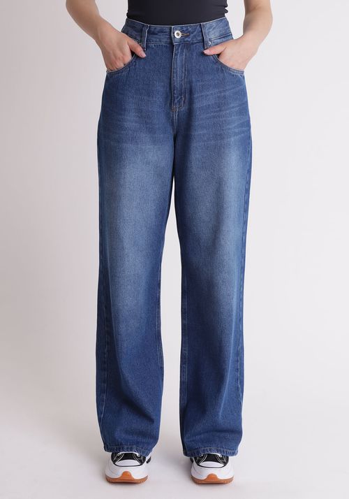 Calça jeans wide leg