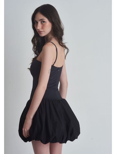 Vestido balonê com alças