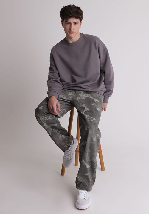 Moletom over estampa don't follow me