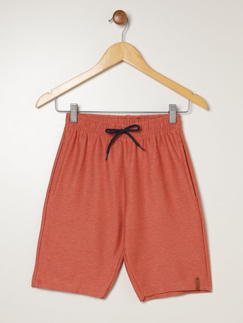 Bermuda Moletom Juvenil Para Menino - TELHA