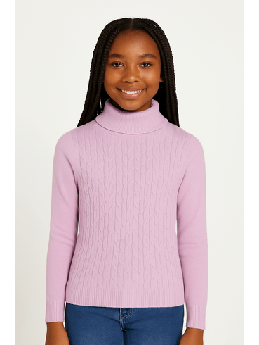Blusão Tricot Juvenil Para Menina - LILAS