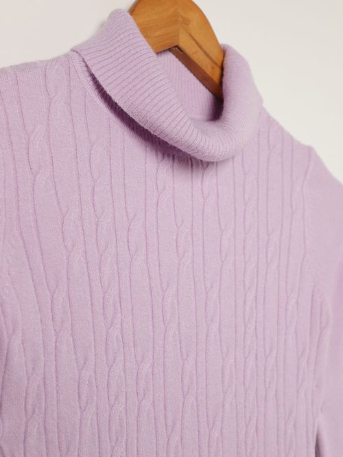 Blusão Tricot Juvenil Para Menina - LILAS