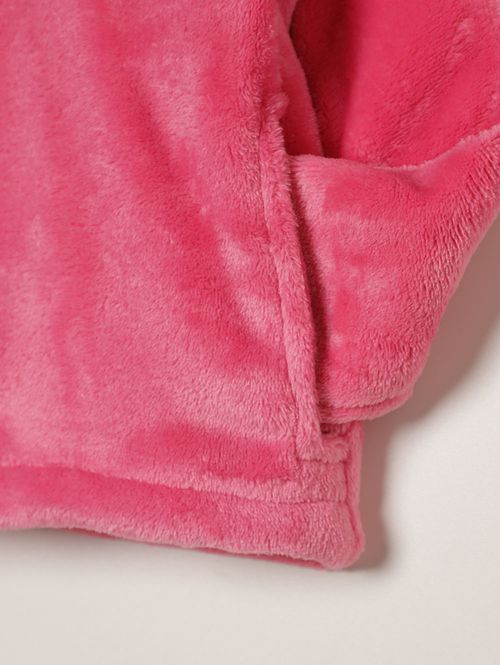 Jaqueta Fleece Infantil Para Menina - ROSA