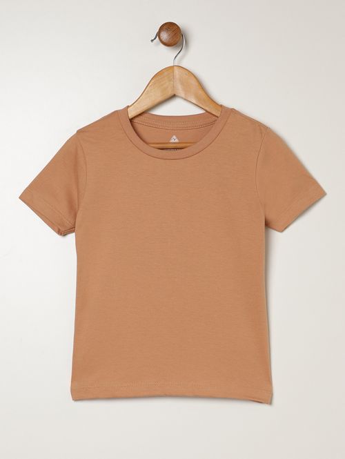 Camiseta Manga Curta Infantil Para Menino - NUDE