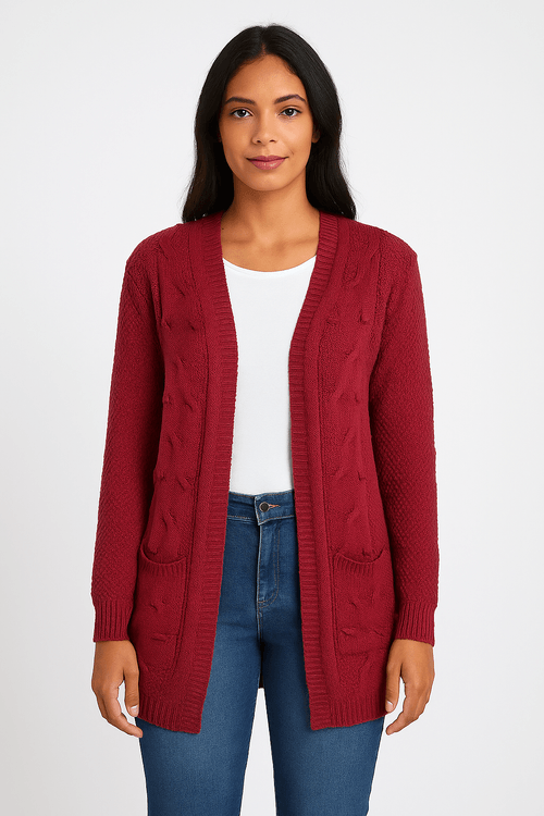 Casaco de Tricot Feminino ROSE