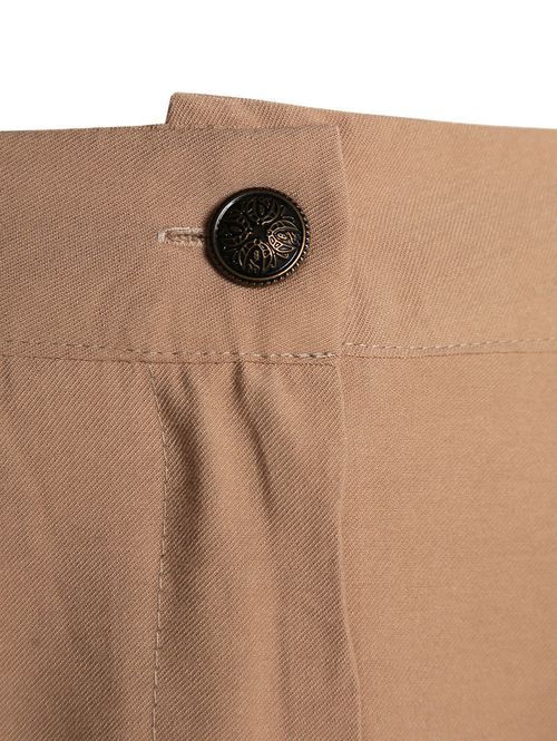 Saia Midi Evasê Feminina AREIA