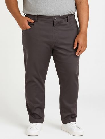 Calça Sarja Tradicional Plus Size Masculina CHUMBO