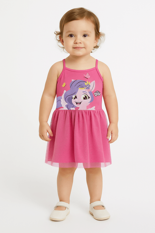 Vestido Infantil Para Menina - PINK