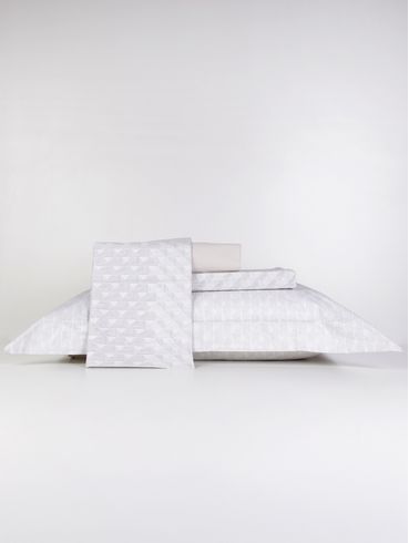 Jogo de Lençol Casal Duplo 200 Fios Altenburg OFF WHITE